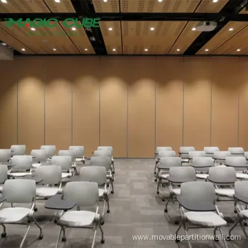 Hotel Operable acoustic sliding folding partition